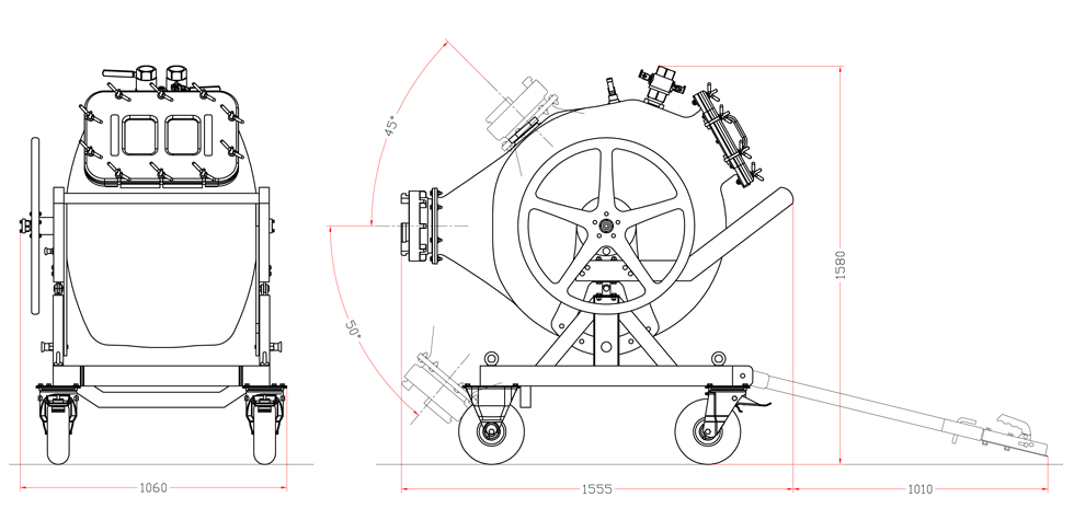 SANI Inversion Drum 950