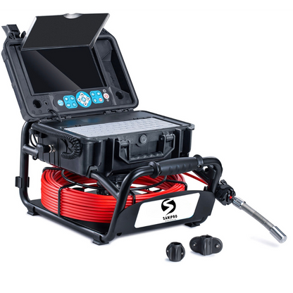 23mm AHD Pipe Inspection Camera self-levelling with 512Hz transmitter.